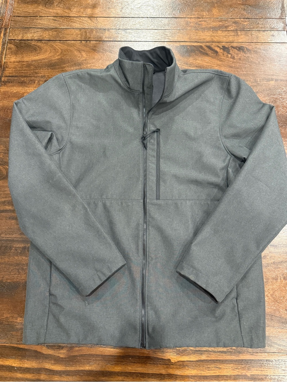 The North Face Men's Gray Lightweight Full-Zip Shirt Jacket